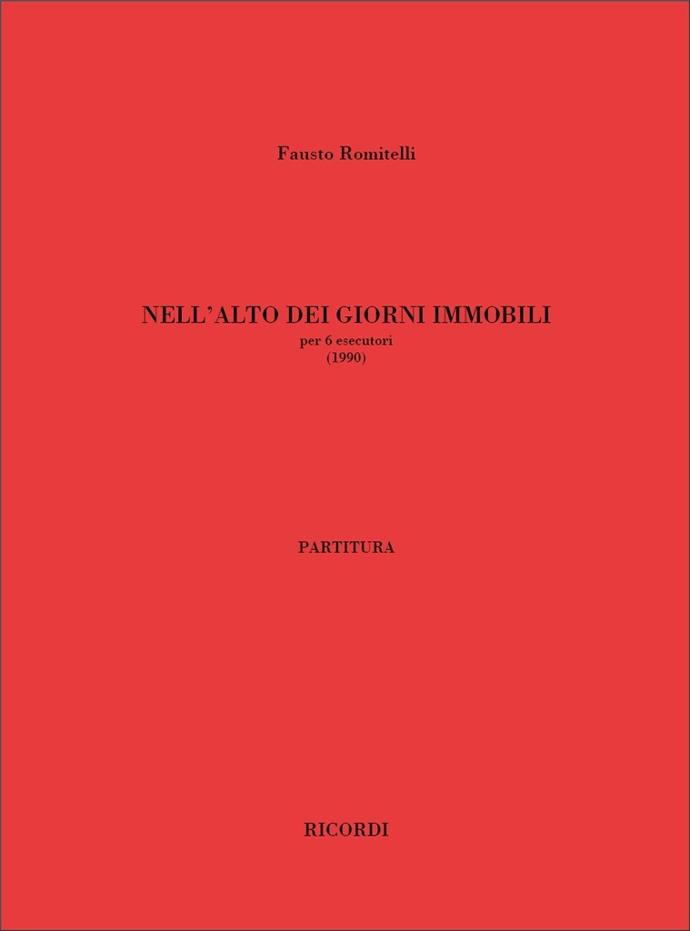 Nell'Alto Dei Giorni Immobili